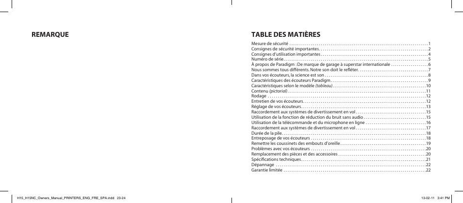 Paradigm H15NC User Manual | Page 29 / 40