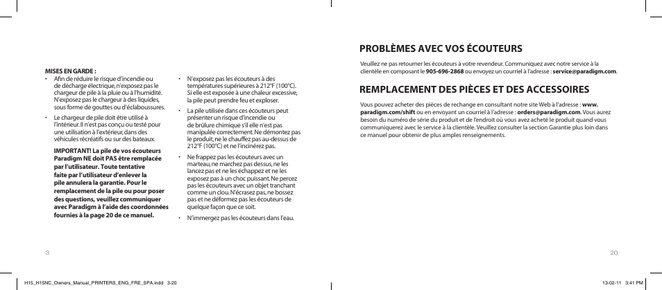 Paradigm H15NC User Manual | Page 32 / 40