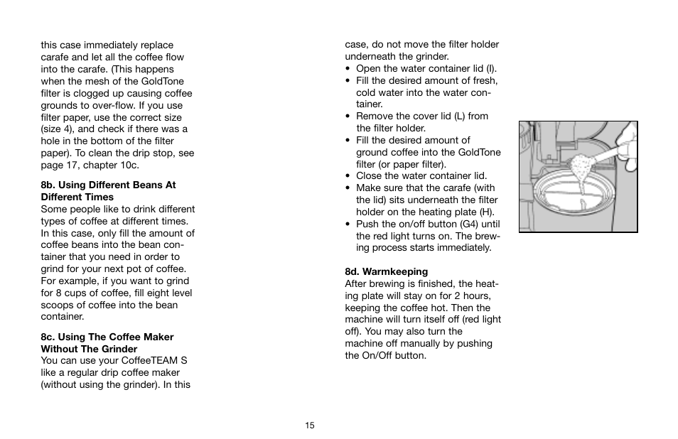 Capresso 454 User Manual | Page 15 / 23