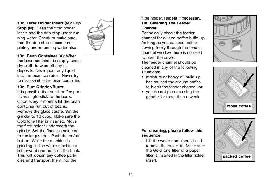 Capresso 454 User Manual | Page 17 / 23