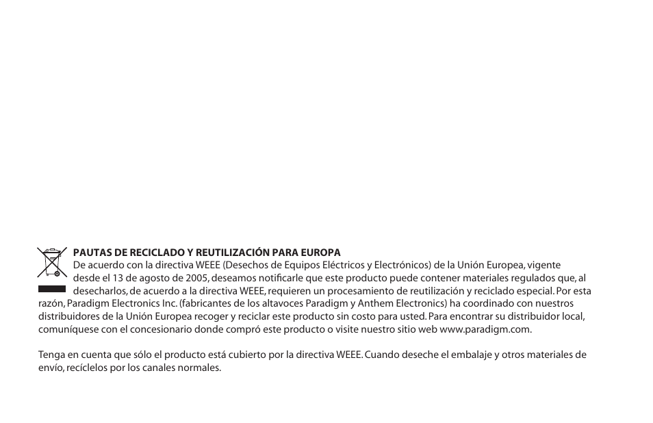 Paradigm Millenia CT 2 User Manual | Page 30 / 44