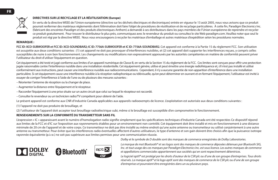 Paradigm Soundtrack 2 System User Manual | Page 16 / 44