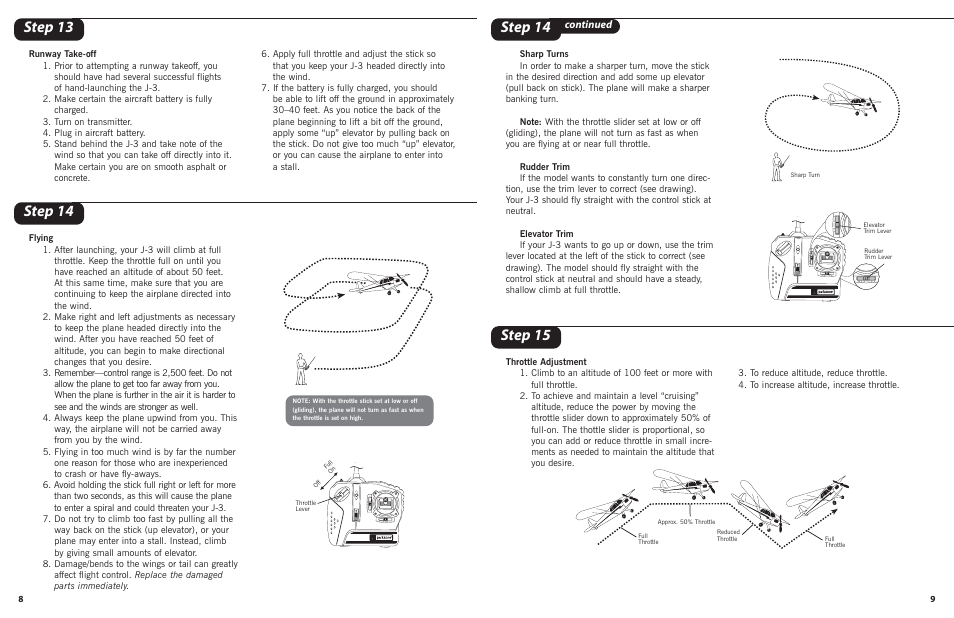 Step 13, Step 15, Step 14 | ParkZone PKZ1100 User Manual | Page 5 / 8