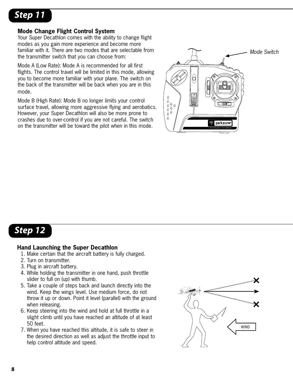 Step 12 step 11 | ParkZone PKZ1400 User Manual | Page 9 / 16
