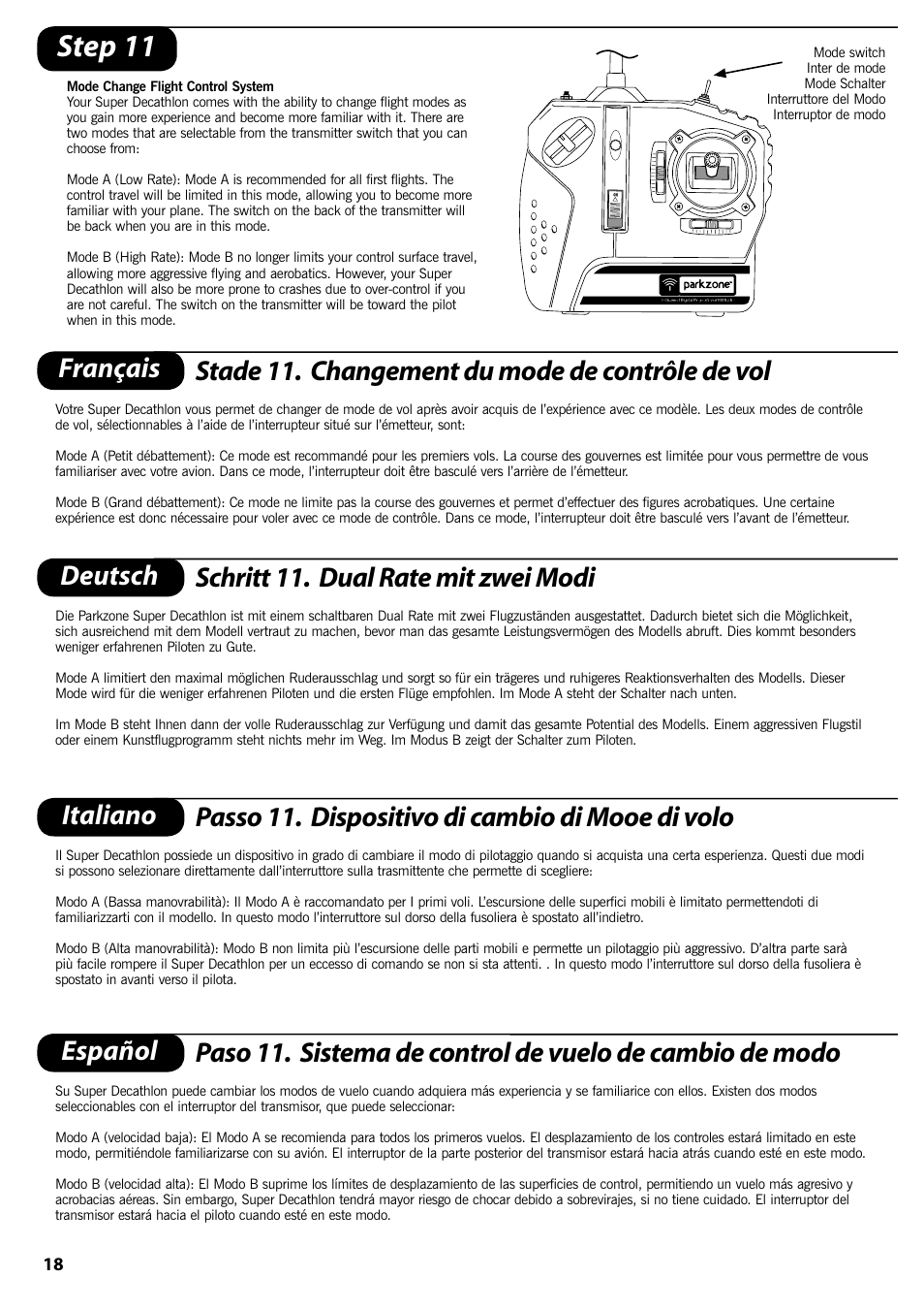 Step 11 | ParkZone PKZ1400 User Manual | Page 19 / 44