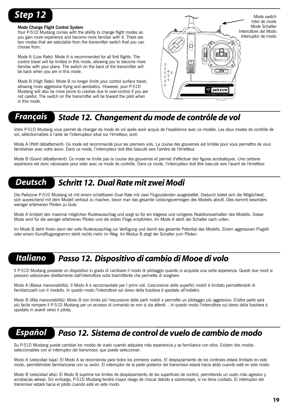 Step 12 | ParkZone PKZ1570 User Manual | Page 20 / 44