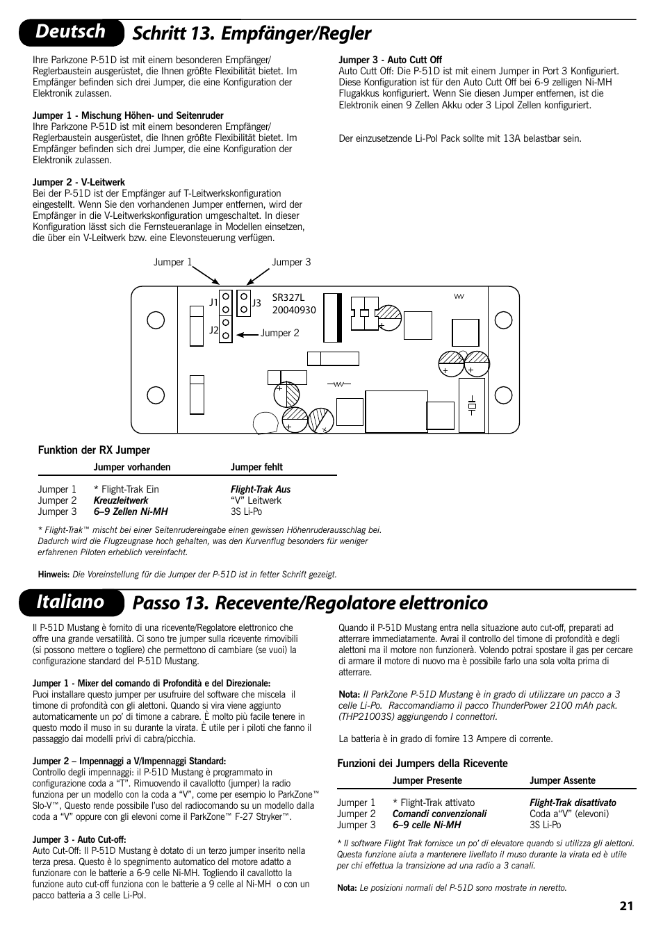 ParkZone PKZ1570 User Manual | Page 22 / 44