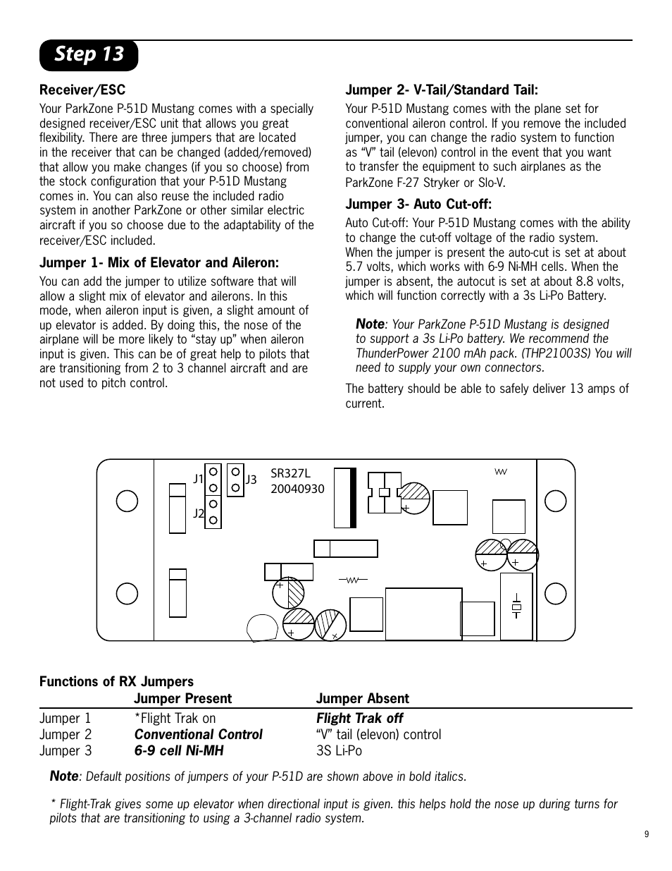 Step 13 | ParkZone PKZ1570 User Manual | Page 9 / 16