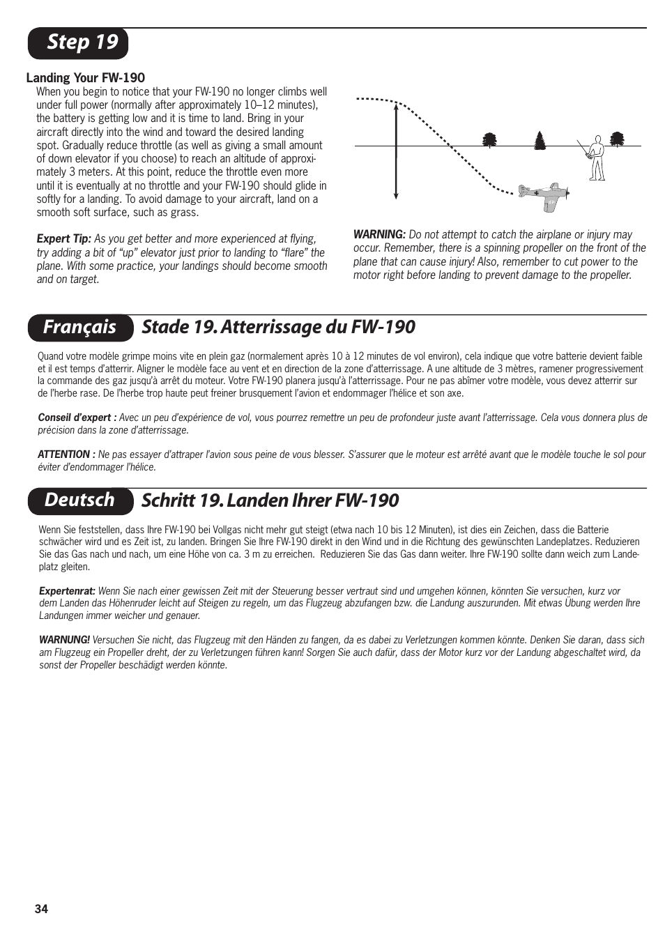 Step 19 | ParkZone PKZ1600 User Manual | Page 34 / 56