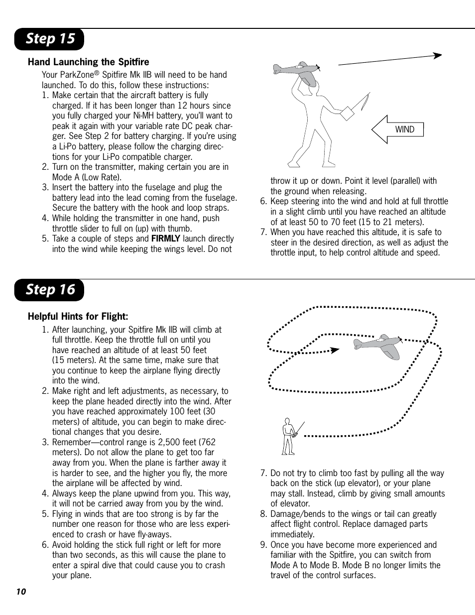 Step 15 step 16 | ParkZone PKZ1700 User Manual | Page 10 / 20