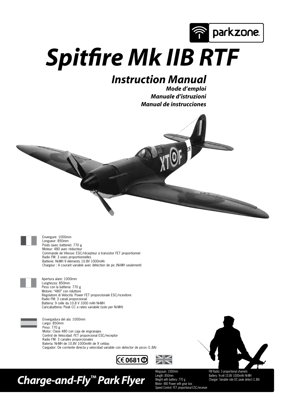 ParkZone PKZ1700 User Manual | 29 pages