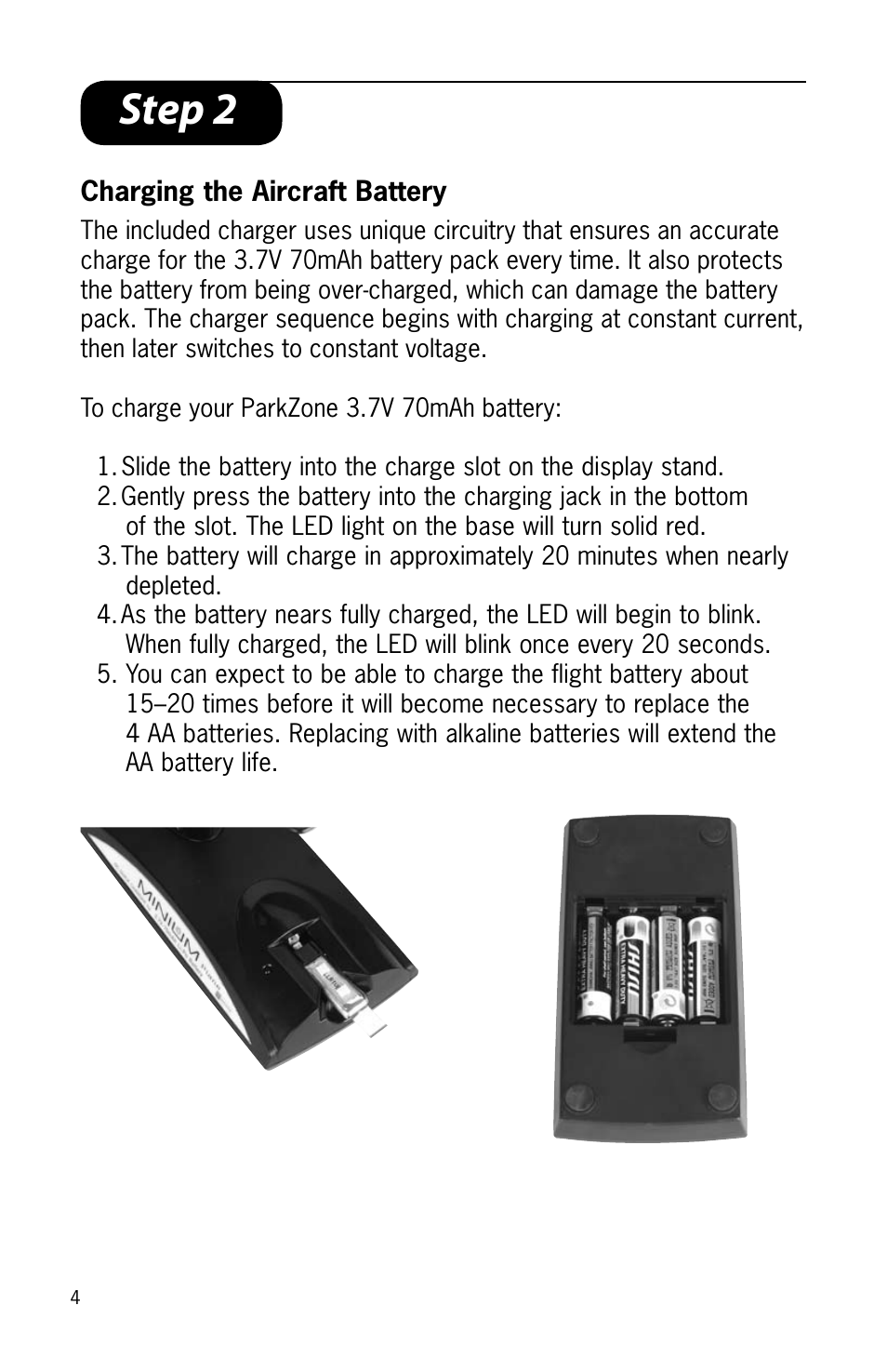 Step 2 | ParkZone PKZ3000 User Manual | Page 4 / 20