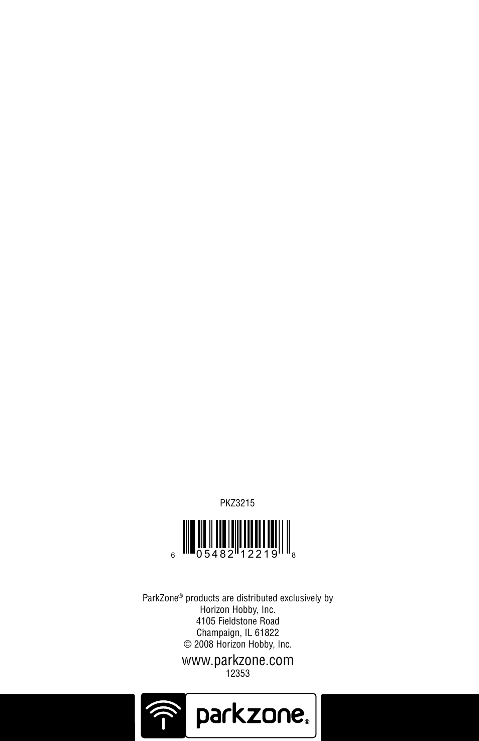 ParkZone PKZ3200 User Manual | Page 11 / 11