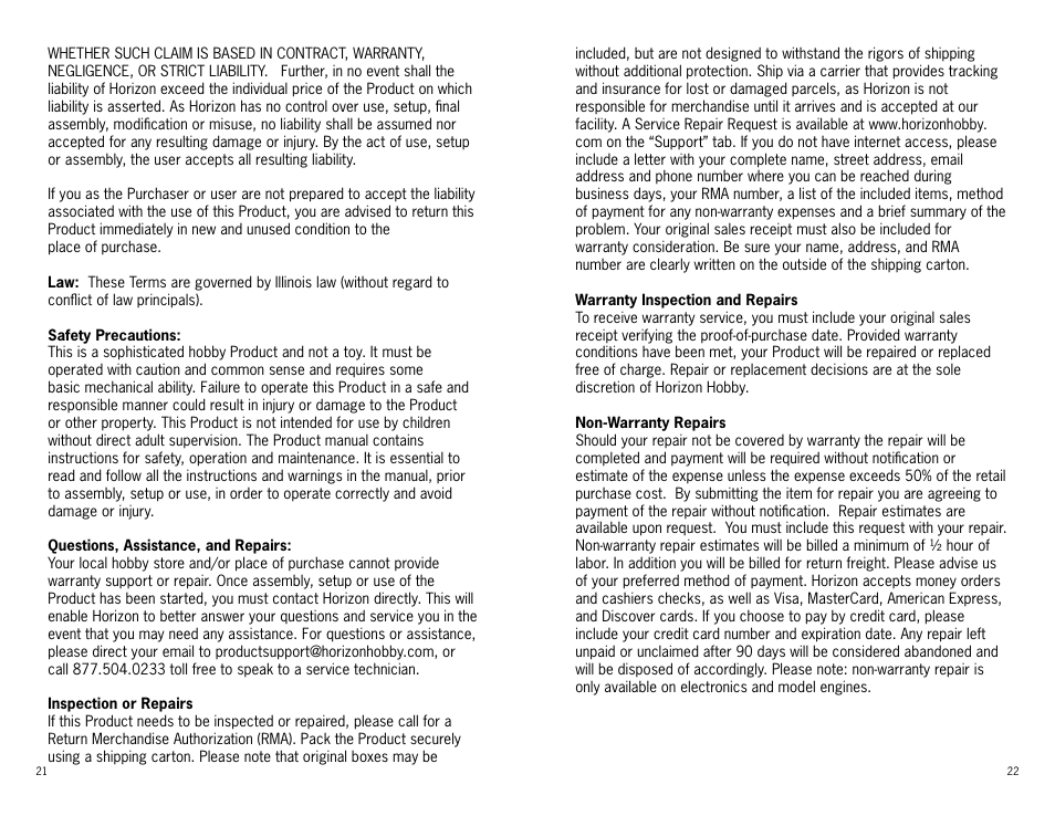 ParkZone PKZ3300 User Manual | Page 11 / 12