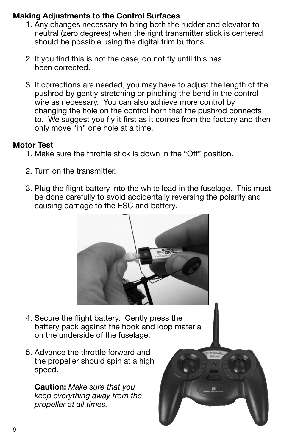 ParkZone PKZ3400 User Manual | Page 11 / 24