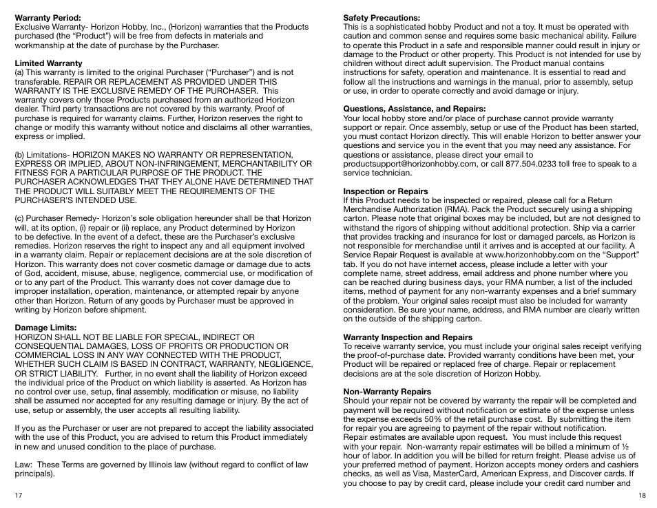 ParkZone PKZ3480 User Manual | Page 10 / 12