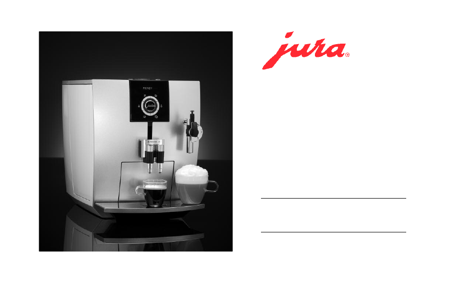 Capresso Impressa J5 User Manual | 36 pages