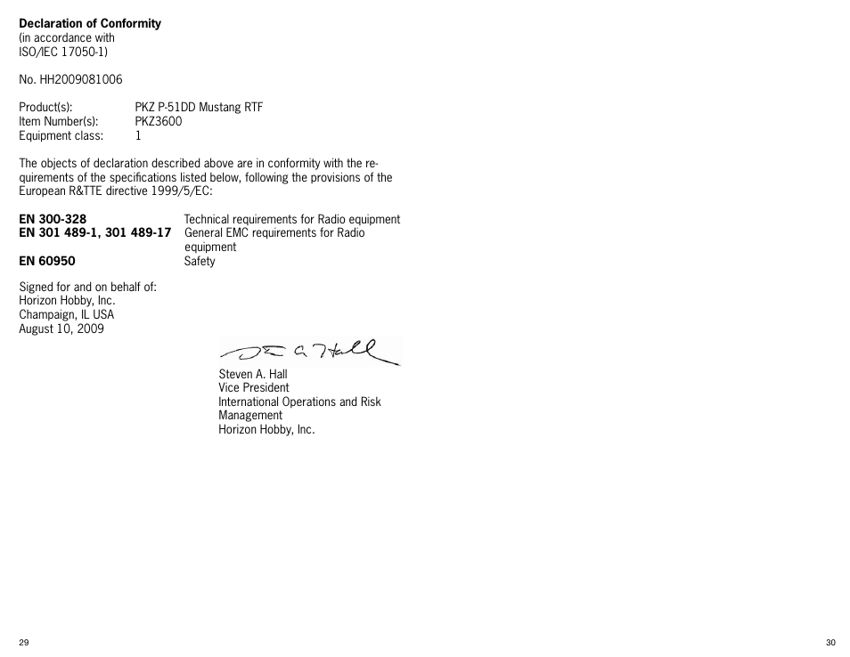 ParkZone PKZ3600 User Manual | Page 16 / 16