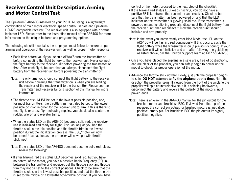 ParkZone PKZ3600 User Manual | Page 9 / 16