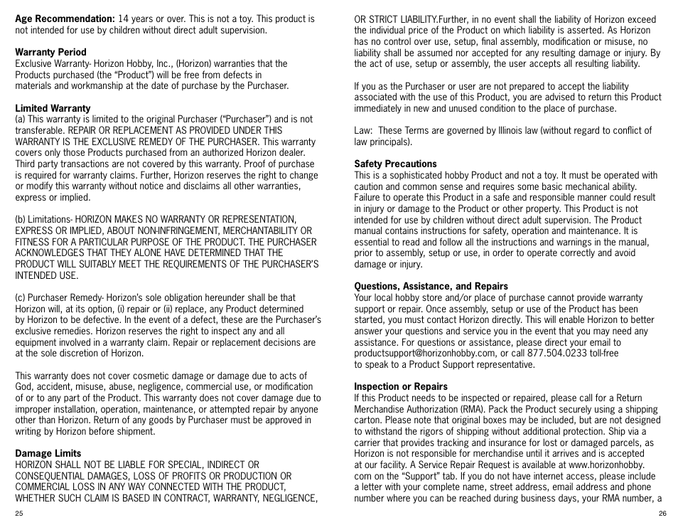 ParkZone PKZ3680 User Manual | Page 14 / 16