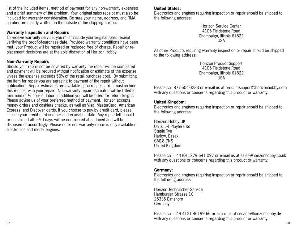 ParkZone PKZ3680 User Manual | Page 15 / 16