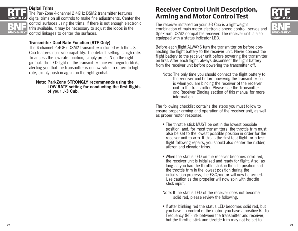 ParkZone PKZ3980 User Manual | Page 12 / 20