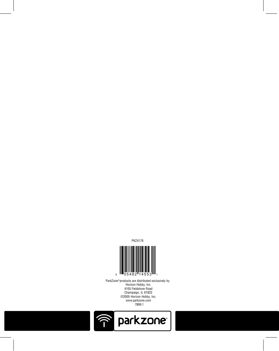 ParkZone PKZ4175 User Manual | Page 10 / 10