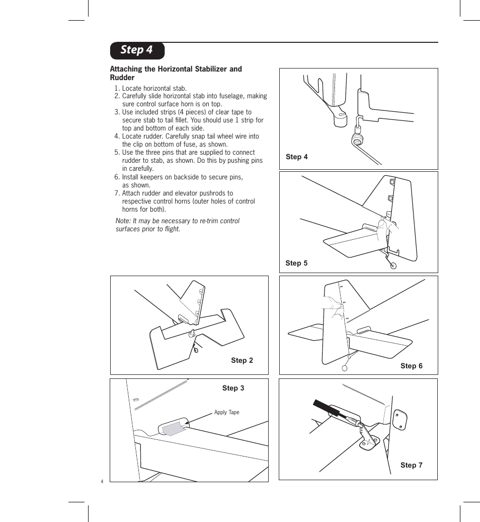 Step 4 | ParkZone PKZ4175 User Manual | Page 4 / 10