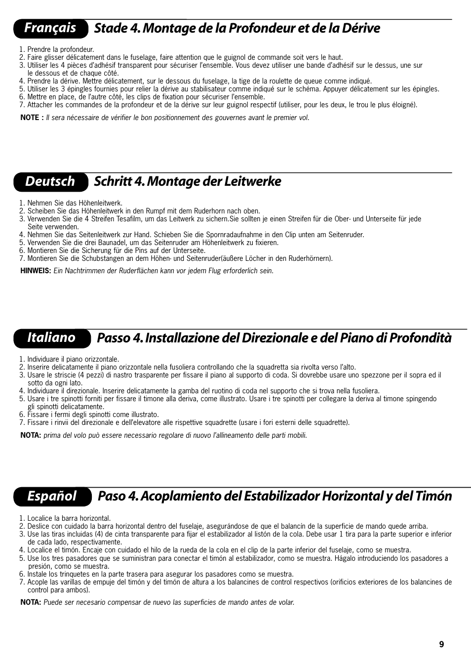 ParkZone PKZ4175 User Manual | Page 9 / 32