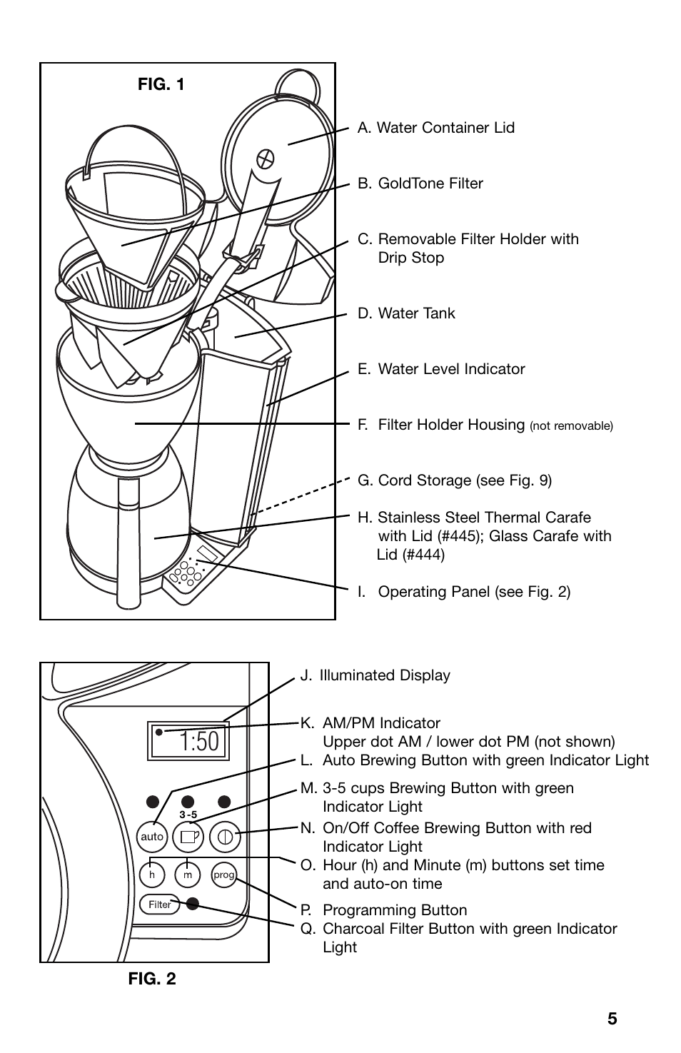 Capresso MG600 User Manual | Page 5 / 15