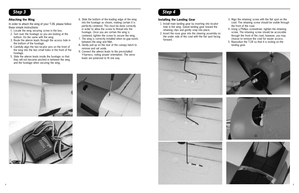 Step 4 step 3 | ParkZone PKZ4400 User Manual | Page 3 / 9