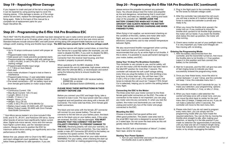 ParkZone PKZ4800 User Manual | Page 7 / 10