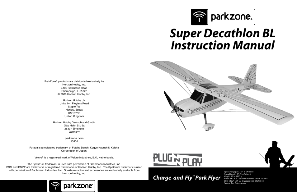 ParkZone PKZ4875 User Manual | 8 pages