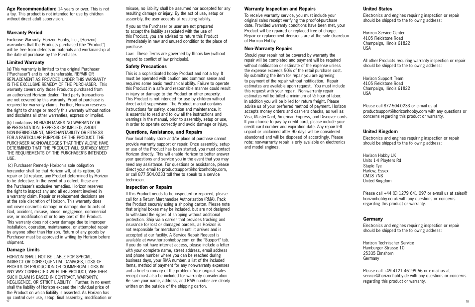 ParkZone PKZ4975 User Manual | Page 10 / 12