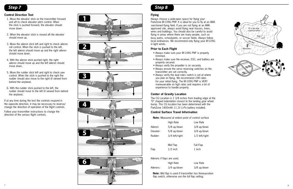 Step 8 step 7 | ParkZone PKZ4975 User Manual | Page 5 / 12