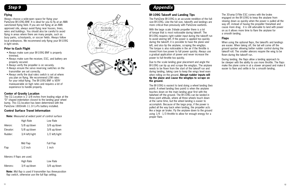 Step 9 appendix | ParkZone PKZ4980 User Manual | Page 7 / 12