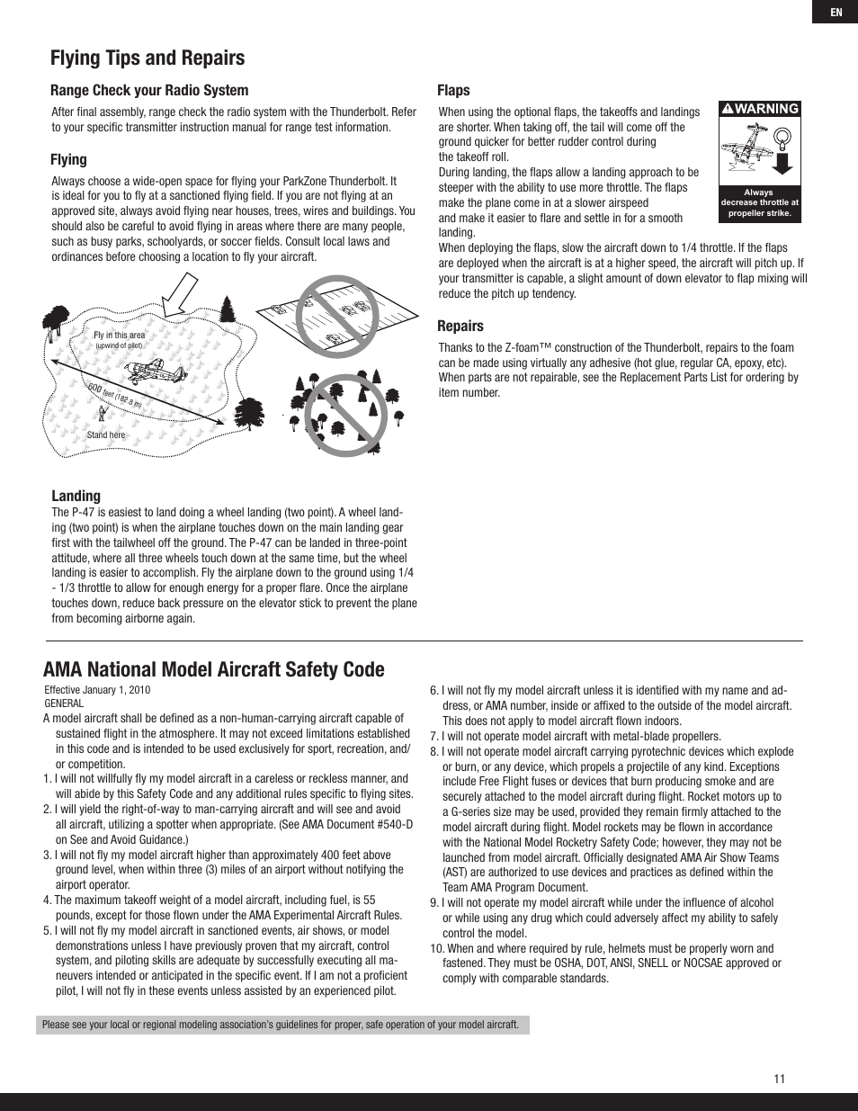 ParkZone PKZ5380 User Manual | Page 11 / 15