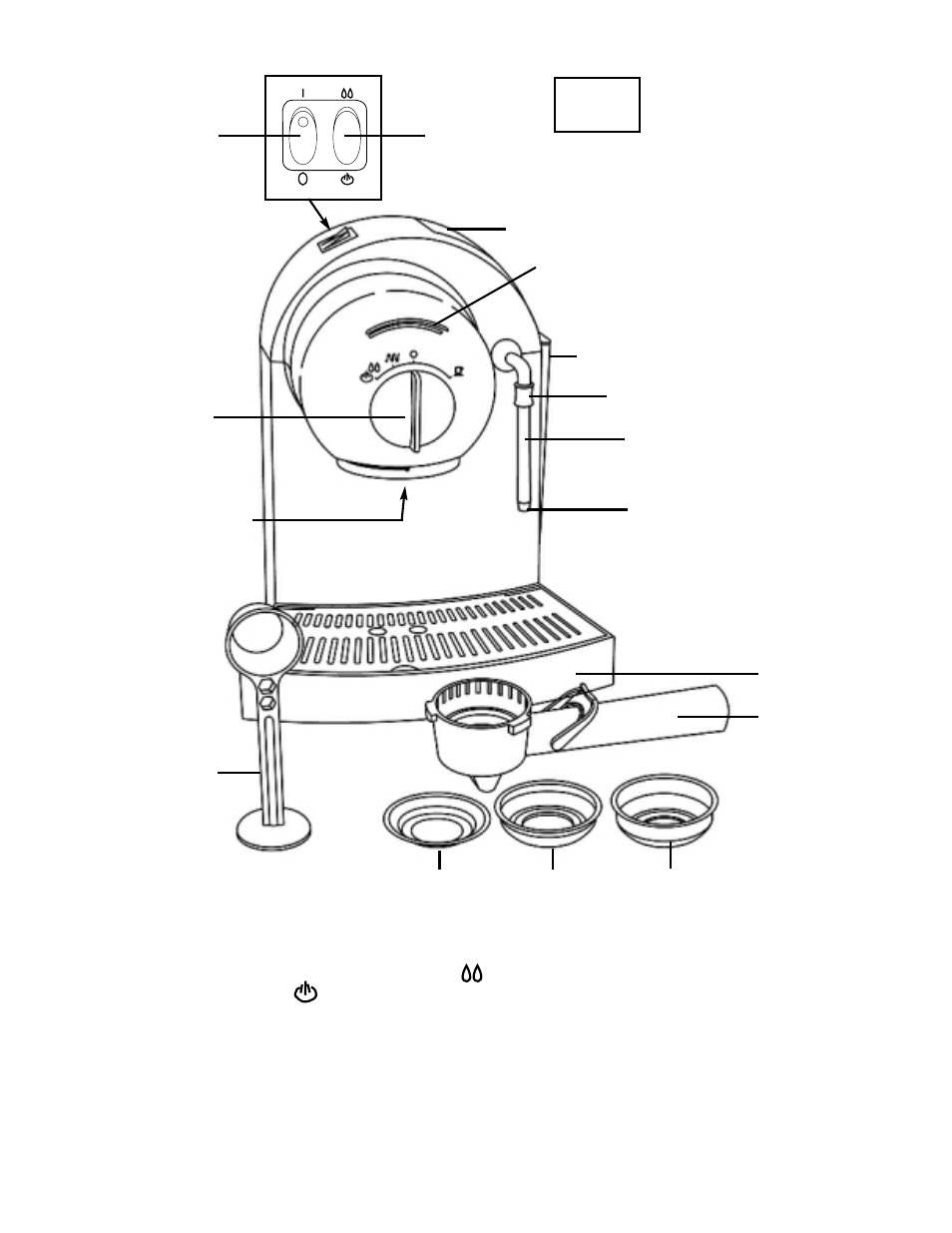 Espressoclassic user components, Fig. 1 | Capresso Espresso Classic Luxe 113 User Manual | Page 4 / 17