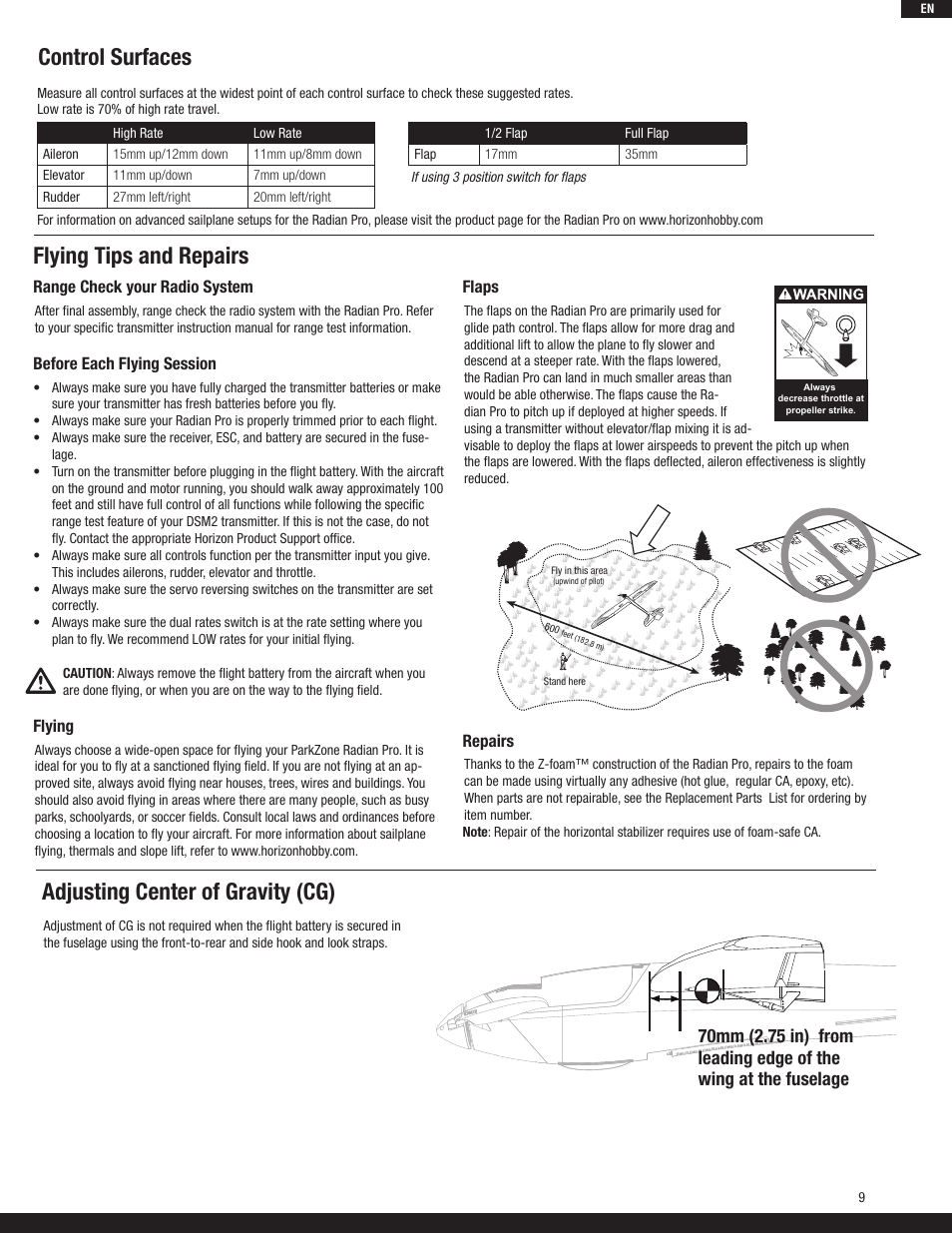 ParkZone PKZ5480 User Manual | Page 9 / 13