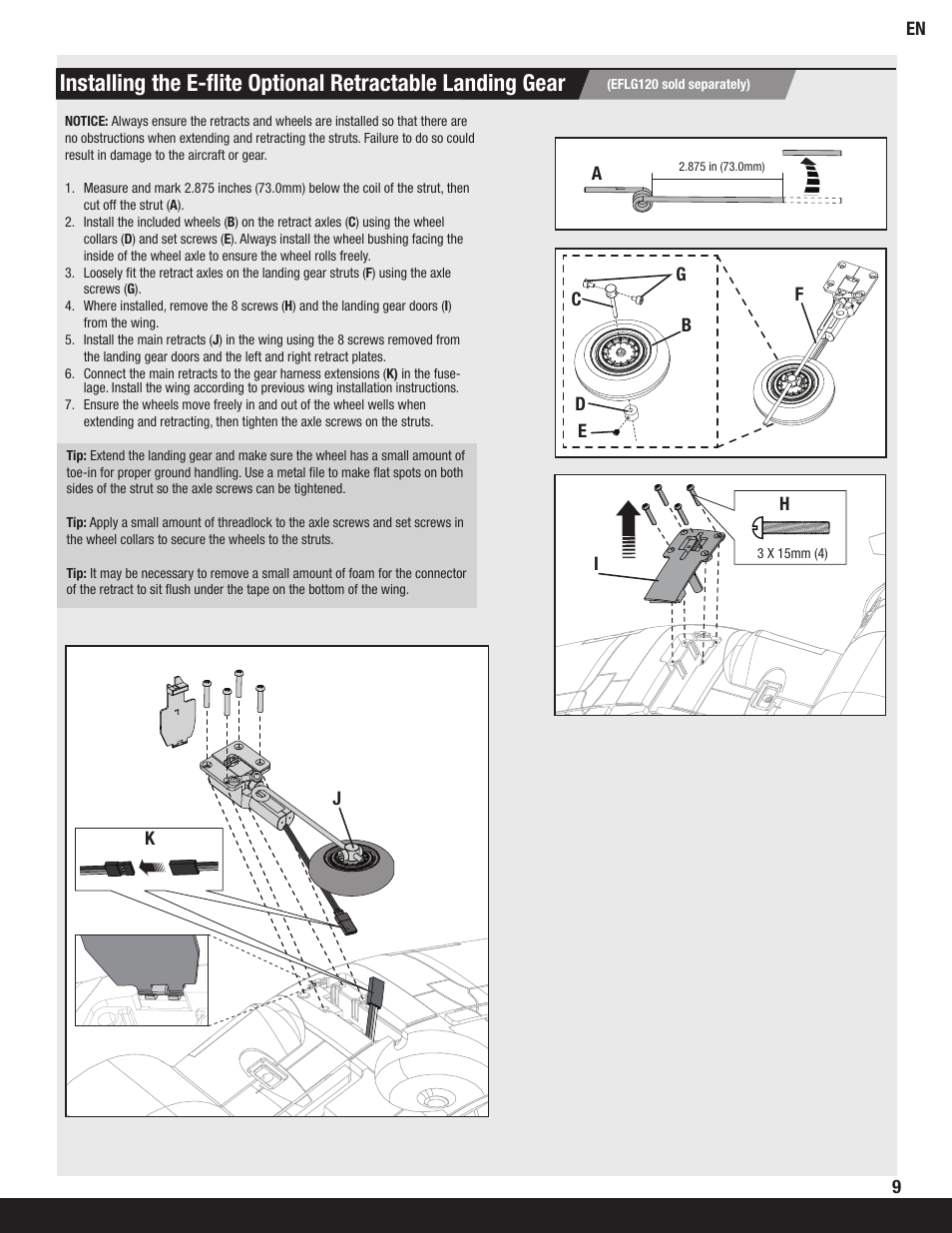 ParkZone PKZ6080 User Manual | Page 9 / 22