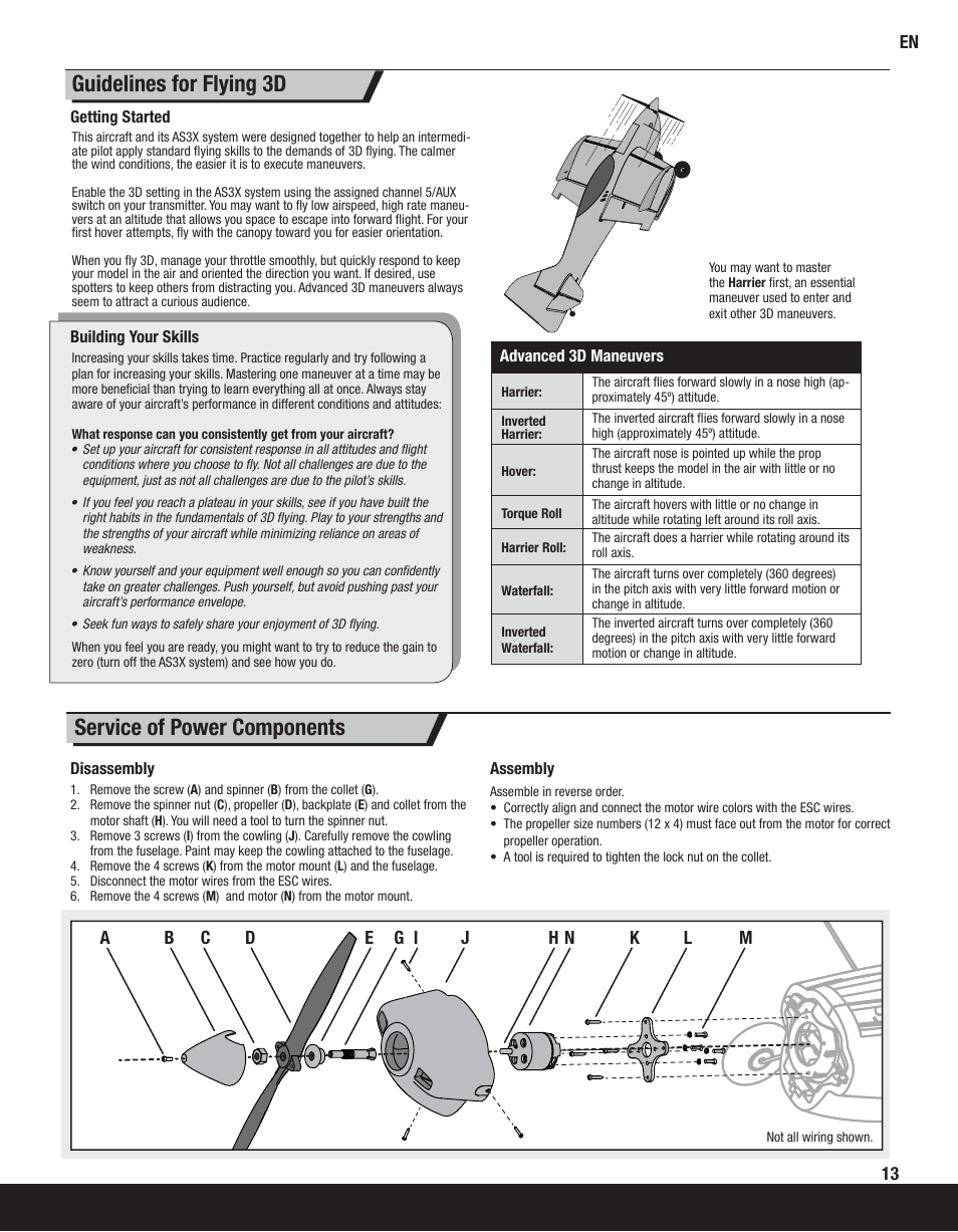 ParkZone PKZ6580 User Manual | Page 13 / 20