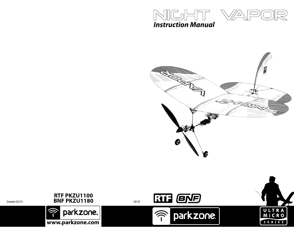 ParkZone PKZU1180 User Manual | 13 pages