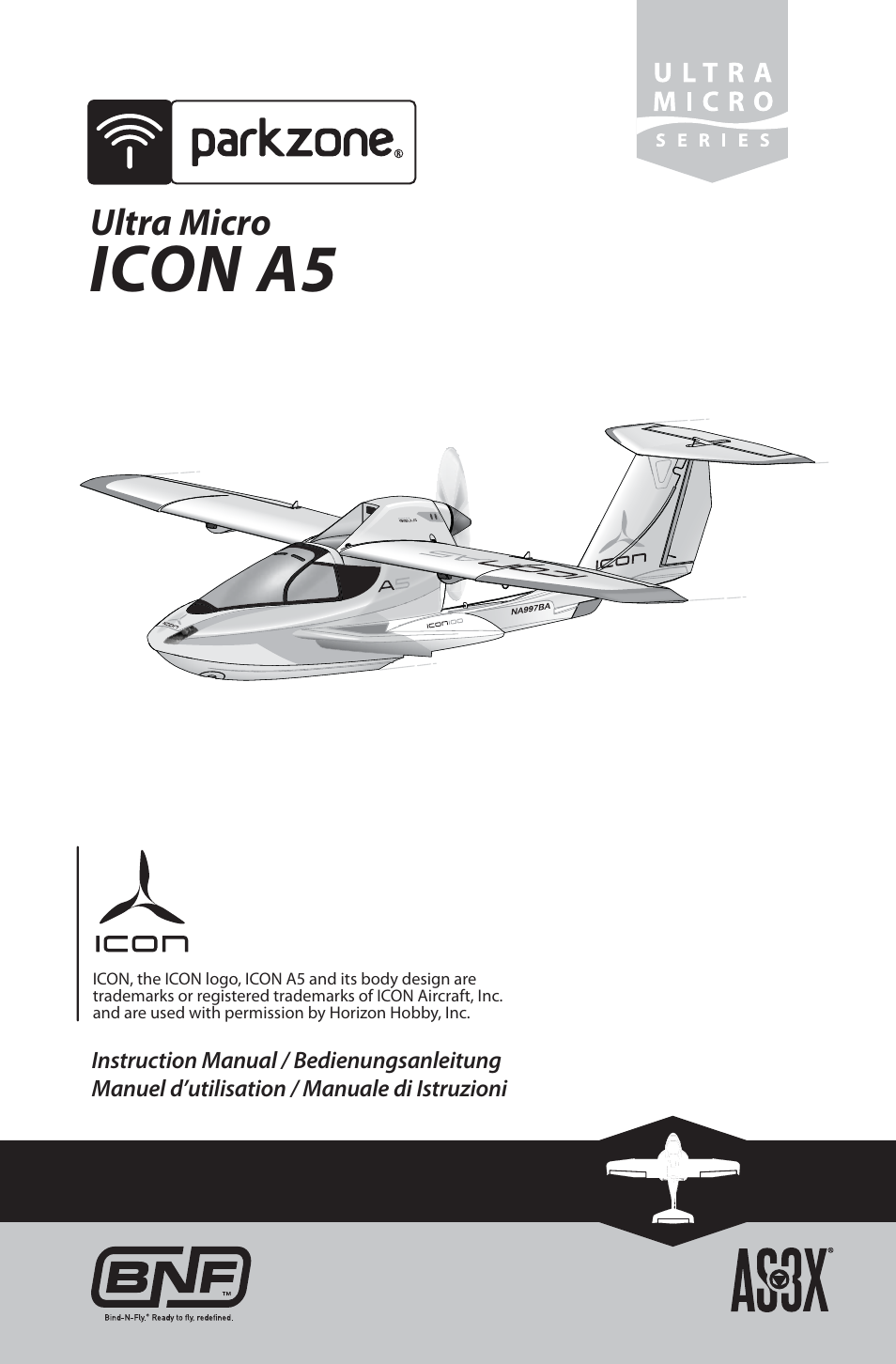 ParkZone PKZU2380 User Manual | 21 pages
