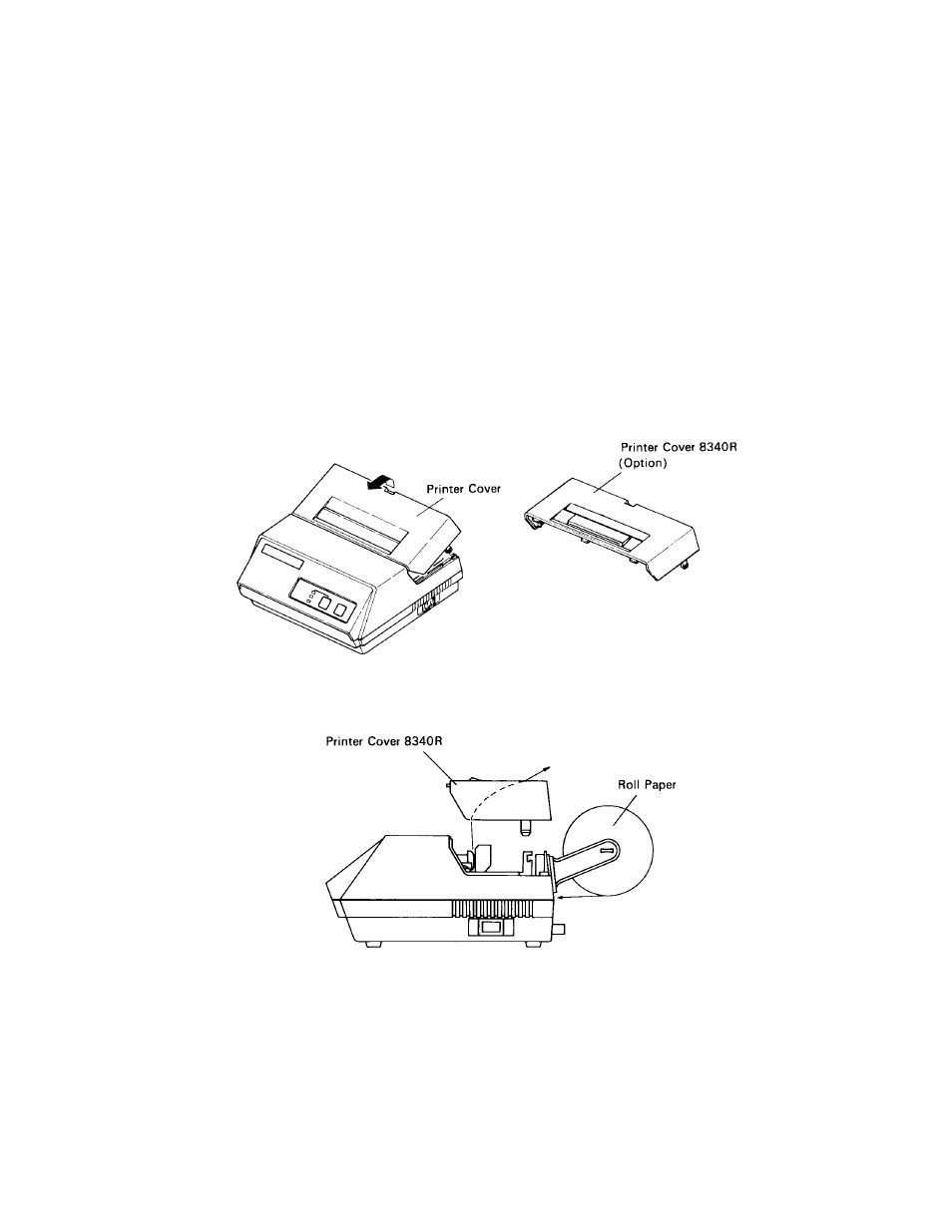 Paper insertion using optional print cover 8340r | Parr Instrument DP8340R Series User Manual | Page 15 / 52