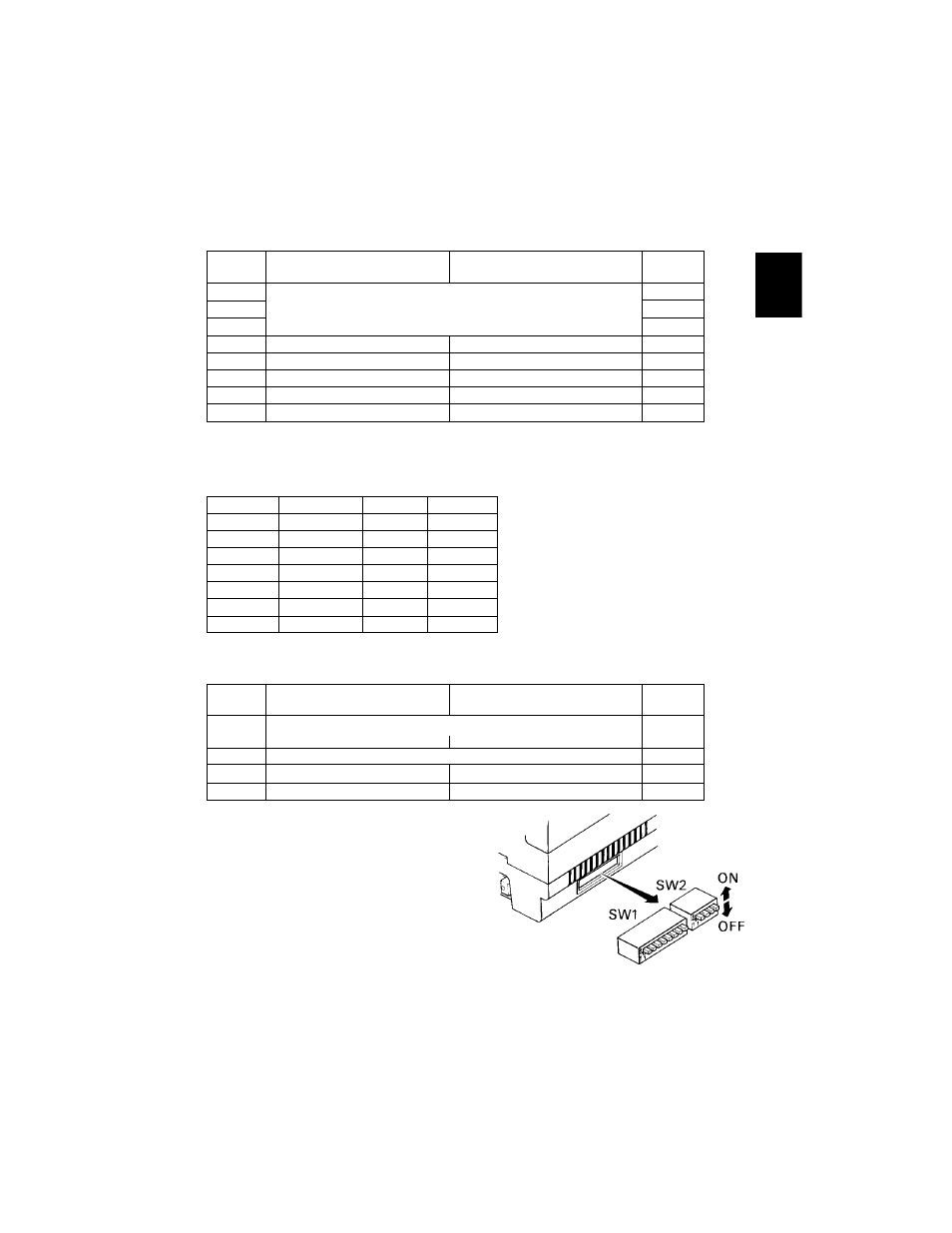 M type setting of the dip switches, 3. setting of the dip switches | Parr Instrument DP8340R Series User Manual | Page 29 / 52