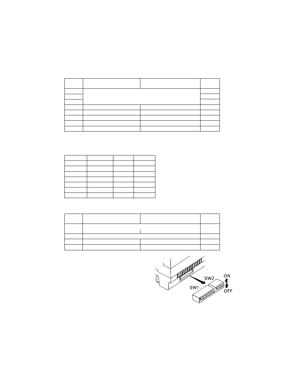 D type setting of the dip switches, 3. setting of the dip switches | Parr Instrument DP8340R Series User Manual | Page 36 / 52