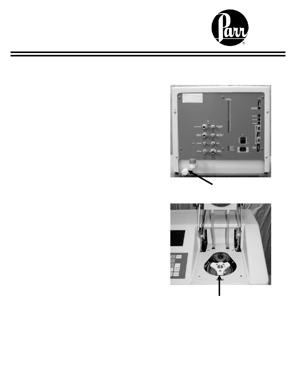 Parr Instrument 1281 User Manual | 2 pages