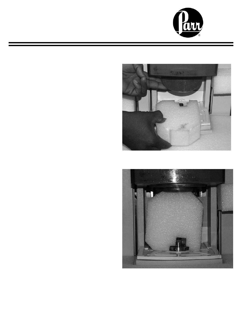 Parr Instrument 1271 User Manual | 2 pages