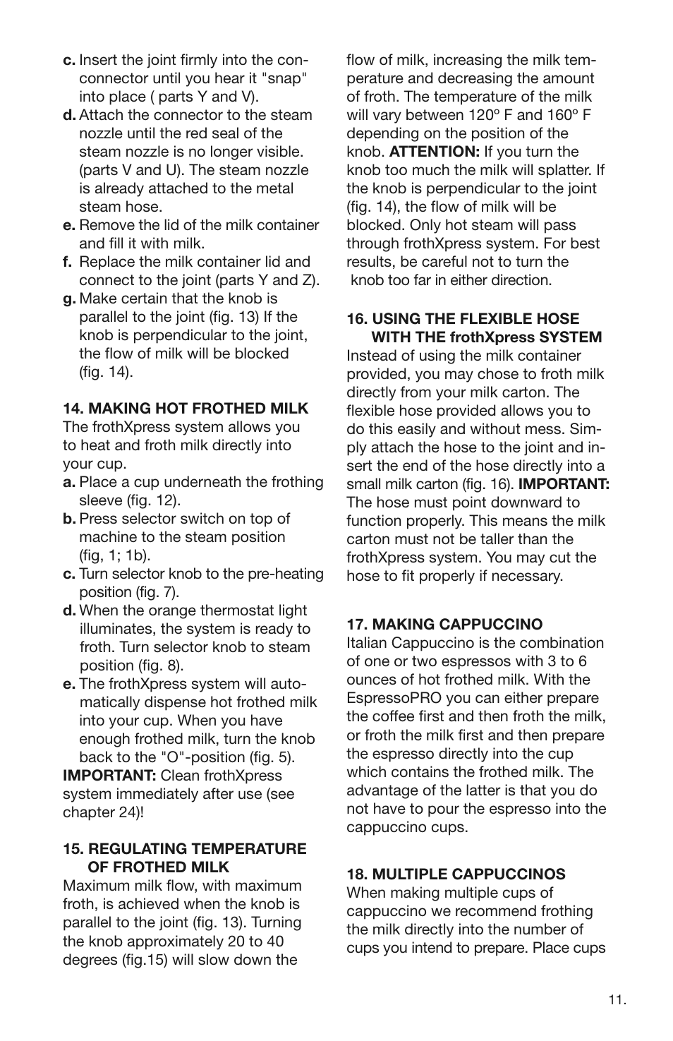 Capresso 112 User Manual | Page 11 / 18