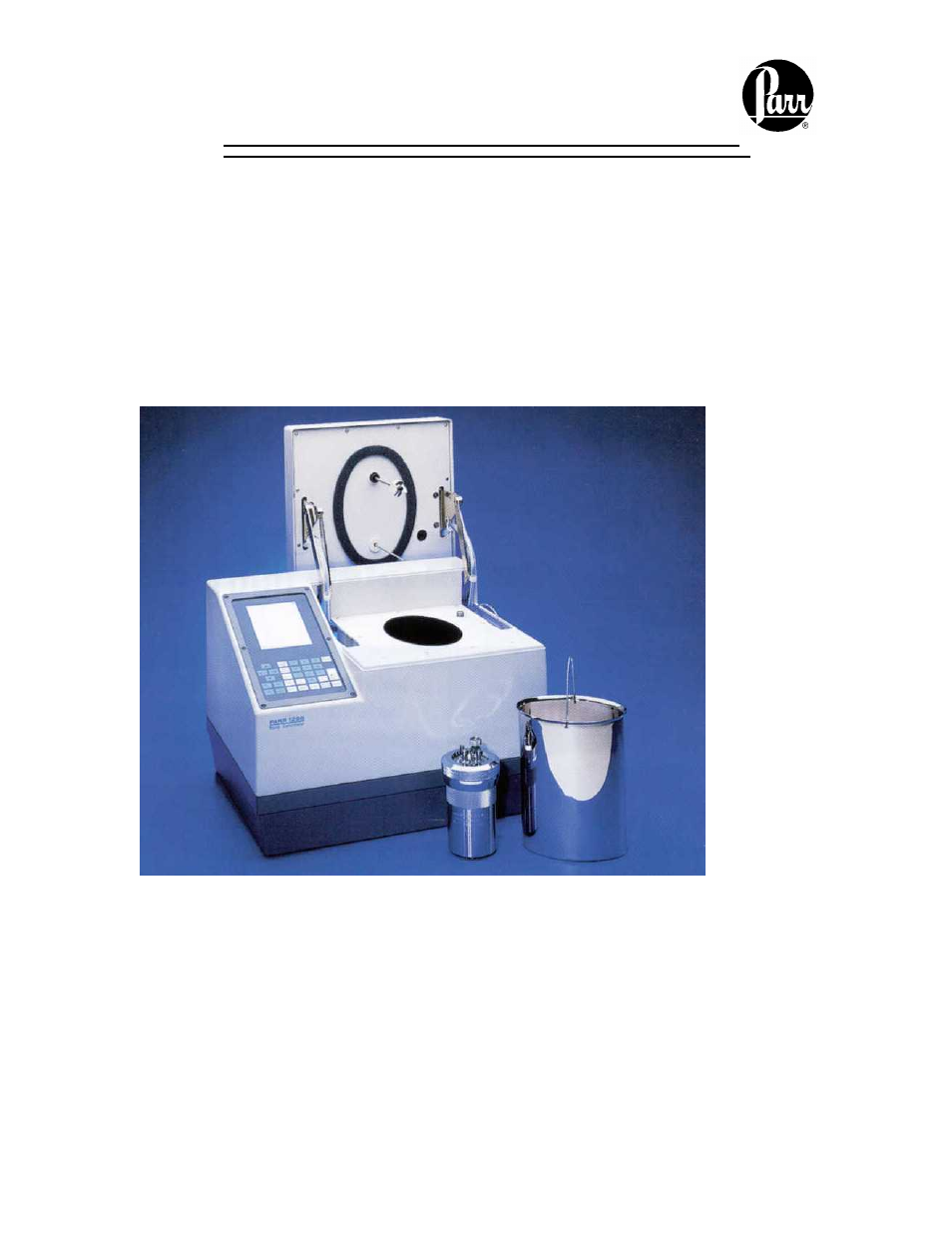 Parr Instrument 1356 User Manual | 41 pages